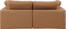 Comfy - Faux Leather Modular Sofa 2 Seats