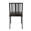 Zudora - Side Chair (Set of 2) - Synthetic Leather & Black
