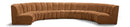 Infinity - 7 Piece Modular Sectional - Saddle