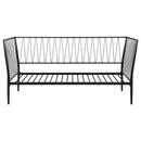 Richland - Metal Twin Daybed Bed Frame - Matte Black