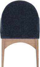Waldorf - Chenille Dining Arm Chair With Natural Legs