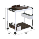 Lisses - Serving Cart - Chrome