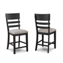 Guthrie - Counter Height Chair (Set of 2) - Charcoal & Gray