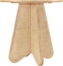 Butterfly - Solid Wood And Natural Cane Table With Natural Top