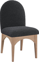 Waldorf - Boucle Dining Side Chair With Natural Legs
