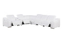 1116 - Power Reclining Italian Leather Sectional
