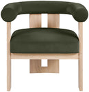 Arienzo - Performance Fabric Upholstered Accent Chair - Natural Base