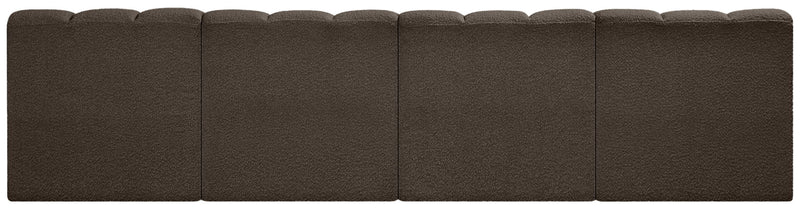 Arc - Boucle Fabric 4 Seats Modular Sofa