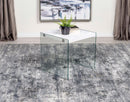 Opal - Rectangular Glass Frame Table