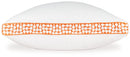 Zephyr 2.0 - 3-in-1 Pillow (Set of 6) - White / Orange