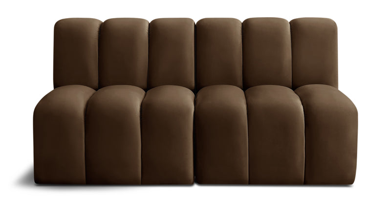 Arc - Velvet 2 Seats Modular Sofa