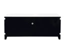Lotus - TV Stand - Mirrored, Faux Ice Cube Crystals