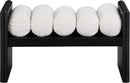 Waverly - Bench With Black Frame