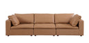 1100 - 3-Piece Sofa Set With Ottoman (Top-Grain Italian Leather)