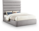Adam - Boucle Fabric Bed With 70.5" Headboard