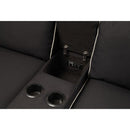 Kelliava - Console With USB - Black Fabric