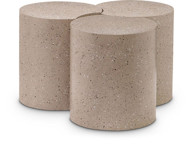 Dimple - 3 Piece Modular Coffee Table - Terazzo Finish