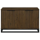 Ryatt - 4 Door Engineered Wood Accent Cabinet - Dark Pine