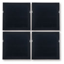 Dallbourne - Wall Art Set (Set of 4) - White / Gold Finish