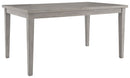 Parellen - Rectangular Dining Room Table - Gray