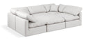 Indulge - Faux Leather 6 Piece Modular Sectional