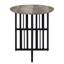 Zudora - End Table - Antique Oak & Black