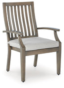 Rainier Ranch - Arm Chair With Cushion (Set of 2) - Brown / Beige