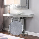 Noralie - Console Table - Mirrored & Faux Diamonds