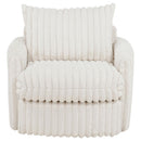 Sarco - Corduroy Upholstered Swivel Accent Arm Chair