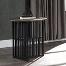 Zudora - Coffee Table - Antique Oak & Black