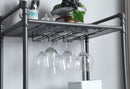 Brantley - Wine Rack - Antique Oak & Sandy Gray