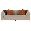 Jade - Chenille Upholstered Modern Track Arm Sofa