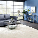 Adelrik - Sofa Table - Glass & Chrome