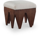 Altair - Fabric Bench - Dark Brown Base