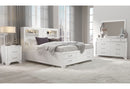 Jordyn - 5 Piece King Bedroom Set - White