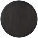 Leandro - 60" Round Dining Table - Burnished Black