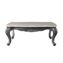 Ariadne - Coffee Table - Marble Top & Platinum