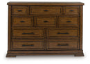 Taffenbrook - Dresser - Medium Brown