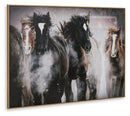 Chaseburn - Wall Art - Brown / Black / White