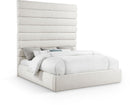 Adam - Linen Fabric Bed With 89" Headboard