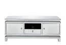 Lotus - TV Stand - Mirrored, Faux Ice Cube Crystals
