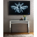 Talisha - Wall Art With LED - Smoky Glass & Faux Crystal