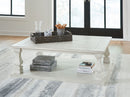 Arlendyne - Rectangular Cocktail Table - Antique White