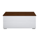 Raeden - Coffee Table With Lift Top - White & Walnut