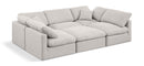 Indulge - Linen 6 Piece Modular Sectional