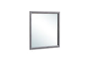 Kate - 4 Piece Full Bedroom Set (Bed, Dresser, Mirror, Nightstand) - Foil Gray
