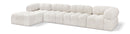 Ames - 5 Piece Fabric Modular Sectional