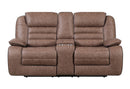 U2250 - Reclining Sofa / Console Reclining Loveseat - Brown