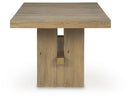 Lasinger - 5 Pc. - Dining Table And 4 Upholstered Side Chairs - Light Brown