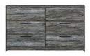 Baystorm - Six Smooth Drawer Dresser